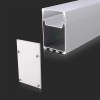 PROFIL ALUMINIU PENTRU BANDA LED 2M 50MM X 75MM ALB PROFIL ALUMINIU PENTRU BANDA LED 2M 50MM X 75MM ALB