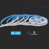Banda led cob 24v rgb ip20 5m - iluminare flexibilă de 5m