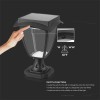 CORP ILUMINAT LED SOLAR 2W 3000K + 6000K IP65