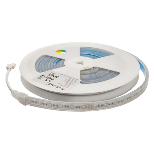 Banda led 24v smd5050 60led/m rgb + alb ip65 5m