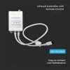 CONTROLLER BANDA LED ALB 24 BUTOANE