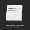 CONTROLLER BANDA LED RGB + ALB 4 ZONE WI-FI - ALB