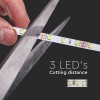 Banda led smd 60led/m 3000k ip20 5m - iluminat alb cald