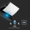 CORP ILUMINAT LED 17W CU SENSOR IP65 - NEGRU