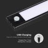 CORP ILUMINAT LED 2.5W 3000K IP20 CU SENZOR MISCARE - NEGRU