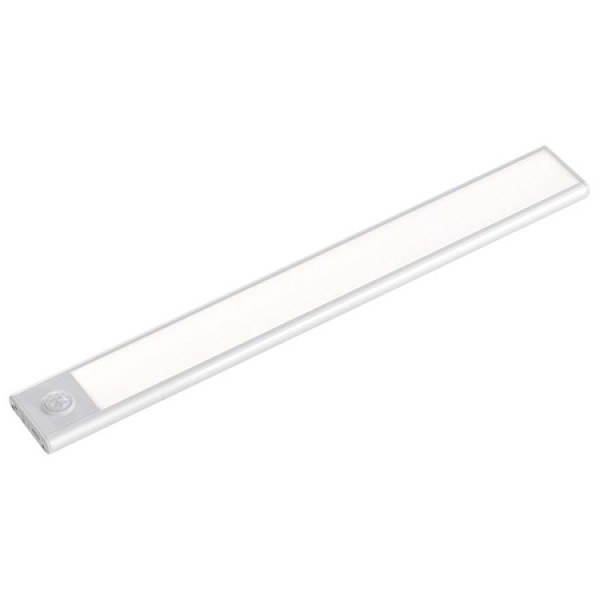 CORP ILUMINAT LED 2.5W 3000K IP20 CU SENZOR MISCARE - ARGINTIU