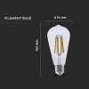 BEC LED ST64 E27 4W CU FILAMENT 3000K MODEL EDISON