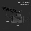 SURSA ALIMENTARE BANDA LED 12V 1.5A 18W SURSA ALIMENTARE BANDA LED 12V 1.5A 18W