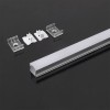 PROFIL ALUMINIU PENTRU BANDA LED 2M 17.2MM X 15.5MM MAT