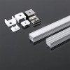 PROFIL ALUMINIU PENTRU BANDA LED 2M 17.4MM X 12.1MM MAT PROFIL ALUMINIU PENTRU BANDA LED 2M 17.4MM X 12.1MM MAT