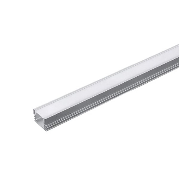 PROFIL ALUMINIU PENTRU BANDA LED 2M 17.4MM X 12.1MM MAT PROFIL ALUMINIU PENTRU BANDA LED 2M 17.4MM X 12.1MM MAT