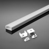 PROFIL ALUMINIU PENTRU 2M 17.4MM X 7.MM MAT ALB