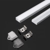 PROFIL ALUMINIU PENTRU BANDA LED 2M 16MM X 7.MM ALB