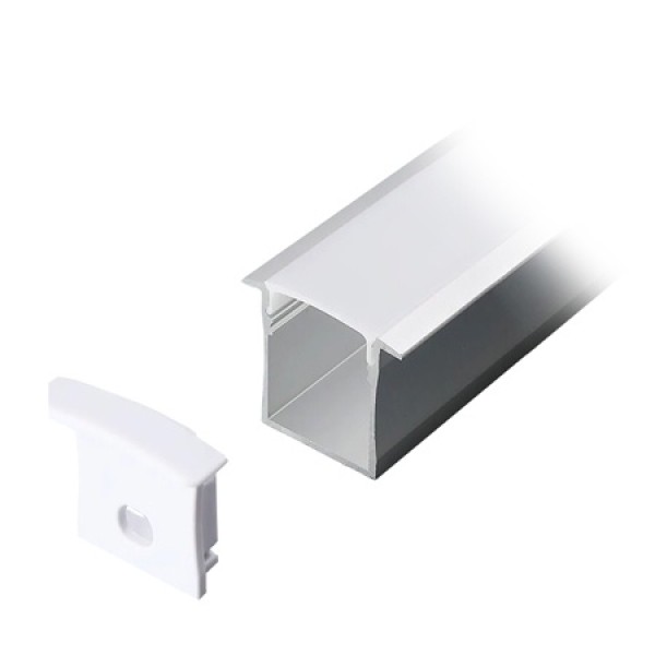 PROFIL ALUMINIU PENTRU BANDA LED 2M 30MM X 20MM ALB PROFIL ALUMINIU PENTRU BANDA LED 2M 30MM X 20MM ALB