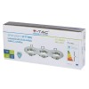 CORP SPOT 3XGU10 ALUMINIU UNGHI REGLABIL