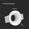 CORP SPOT GU10 DIN GIPS - ALB CORP SPOT GU10 DIN GIPS - ALB