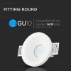 CORP SPOT GU10 DIN GIPS - ALB CORP SPOT GU10 DIN GIPS - ALB