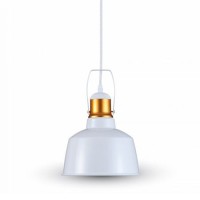 CORP SUSPENDAT PENTRU ILUMINAT MAX 60W IP20 ALUMINIU, ALB