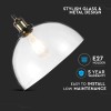 CORP SUSPENDAT PENTRU ILUMINAT MAX 60W IP20 STICLA