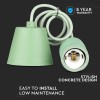 PENDUL TAVAN SOCLU E27 - VERDE
