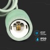 PENDUL TAVAN SOCLU E27 - VERDE