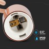 PENDUL TAVAN SOCLU E27 METAL GOLD ROSE PENDUL TAVAN SOCLU E27 METAL GOLD ROSE