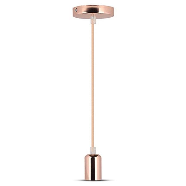 PENDUL TAVAN SOCLU E27 METAL GOLD ROSE PENDUL TAVAN SOCLU E27 METAL GOLD ROSE