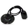 PENDUL TAVAN SOCLU E27 PORTELAN - NEGRU