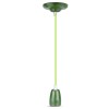 PENDUL TAVAN PORTELAN SOCLU E27 - VERDE PENDUL TAVAN PORTELAN SOCLU E27 - VERDE