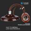 PENDUL TAVAN PORTELAN SOCLU E27 - MARO PENDUL TAVAN PORTELAN SOCLU E27 - MARO