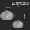 PENDUL TAVAN SOCLU E27 33X38X10CM DIAMOND PENDUL TAVAN SOCLU E27 33X38X10CM DIAMOND