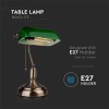 LAMPA BIROU SOCLU E27 CORP METAL SI STICLA - VERDE