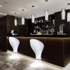 SCAUN INALT TIP BAR ILUMINATA LED RGB 65X110CM