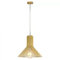 PENDUL TAVAN DIN LEMN E27 MAX 60W D35 X 35CM