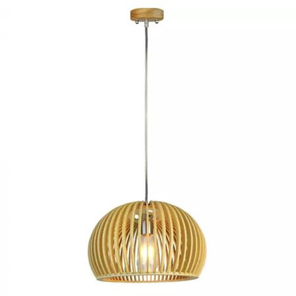PENDUL TAVAN DIN LEMN E27 MAX 60W D33 X 22CM PENDUL TAVAN DIN LEMN E27 MAX 60W D33 X 22CM