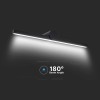 CORP ILUMINAT LED MONTAJ DEASUPRA OGLINZII 10W 3000K - NEGRU