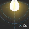 BEC E14 CU FILAMENT LED 4W 3000K ALB CALD