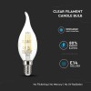 BEC E14 CU FILAMENT LED 4W 2700K DIMABIL