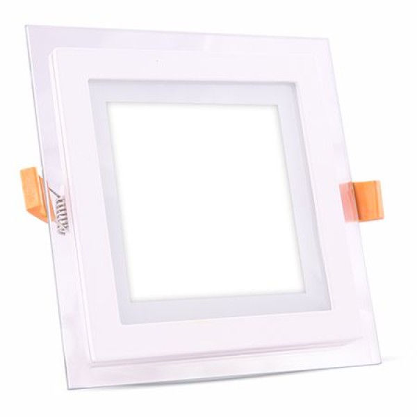 CORP ILUMINAT LED PATRAT INCORPORABIL 12W 6400K ALB RECE, STICLA CORP ILUMINAT LED PATRAT INCORPORABIL 12W 6400K ALB RECE, STICLA