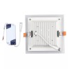 PANOU LED PATRAT INCORPORABIL 18W 6400K ALB RECE, STICLA PANOU LED PATRAT INCORPORABIL 18W 6400K ALB RECE, STICLA