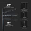 CORP ILUMINAT STRADAL LED SOLAR 40W 4000K ALB NEUTRU