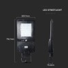 CORP ILUMINAT STRADAL LED SOLAR 40W 4000K ALB NEUTRU