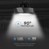 CORP ILUMINAT LED INDUSTRIAL 100W 120LM/W 4000K CIP SAMSUNG - NEGRU