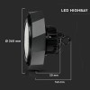 CORP ILUMINAT LED INDUSTRIAL 100W 120LM/W 4000K CIP SAMSUNG - NEGRU