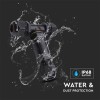 CONECTOR TERMINAL T 8-12MM IP68 - NEGRU
