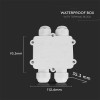 CONECTOR TERMINAL 4PINI 8-12MM IP68 - ALB CONECTOR TERMINAL 4PINI 8-12MM IP68 - ALB