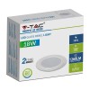 PANOU LED ROTUND INCORPORABIL 18W 4000K ALB NEUTRU, STICLA PANOU LED ROTUND INCORPORABIL 18W 4000K ALB NEUTRU, STICLA