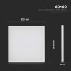 PANOU LED 36W 2IN1 60CM X 60CM 3960LM 6400K ALB RECE PANOU LED 36W 2IN1 60CM X 60CM 3960LM 6400K ALB RECE