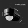 SENZOR DE MISCARE PE COLT 240GR - NEGRU