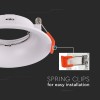 CORP SPOT GU10 ROTUND 88X40MM - ALB